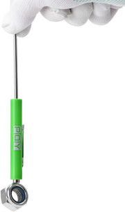 10-Piece Mini Pocket Screwdriver with Clip Magnetic Slotted Small Screw for Mechanical Electrician green - view 5