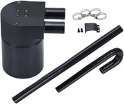 Black Aluminum Alloy Reservior Oil Catch Can Tank with Silicone for BMW N54 335i - view 2