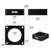 Throttle Body Spacer for 91-06 Jeep Wrangler TJ YJ LJ Cherokee XJ 2.5L/4.0L Engine - view 5