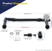 4150 Dual Feed Fuel Line Rebuid Kit AN6 Double Pumper for Holley 4150 Based - view 5