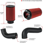 Cold Air Intake Kit withFilter and Heat Shield for BMW 2012-2016 228i 320i 328i - view 5