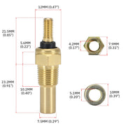3-Piece Oil Water Temperature Sensor Kit 1/8 NPT Coolant Temp - view 6