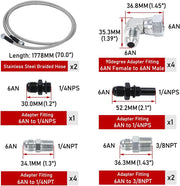 Transmission Cooler Line Kit for GM and Ford 6AN 70-Inch - view 6