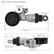 90K-39390 Serpentine Belt Drive Tensioner Kit 2.0L 2.3L 2.5L for Mazda 3/6/CX-3/CX-5/CX-9/MX-5 Miata 2.0L - view 3