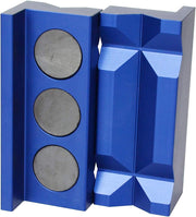 Aluminum 4-Inch Vise Jaw Protective Inserts for Wide Array of Vices with Magnetic Back - view 3