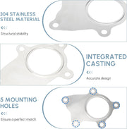5-Piece Stainless Steel Turbo Discharge Gasket for A/R.63 T3/T4 Turbo - view 4