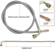 UNIVERSAL Turbo Oil Feed Line Oil Return Line Oil Drain 4AN - view 4