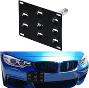 PTNHZ Aluminum Front Bumper Tow Hook License Plate Holder for BMW F-Series 11-on F30 - view 4