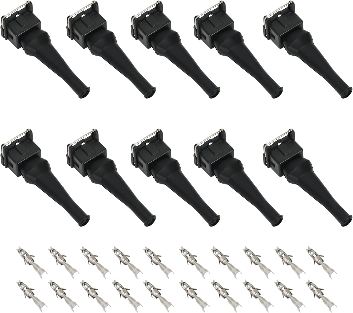 10-Piece EV1 Fuel Injector Connectors For many cars EV1 Injector Plug - view 2