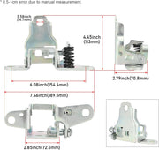 Door Hinge Assembly Front Left Driver Lower Side for Dodge Ram 1500 2009-2018 2500 - view 3