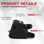 LS Engine Oil Cooler Adapter Kit 10AN Oil Inlet Outlet for Turbo Oil Supply - view 6