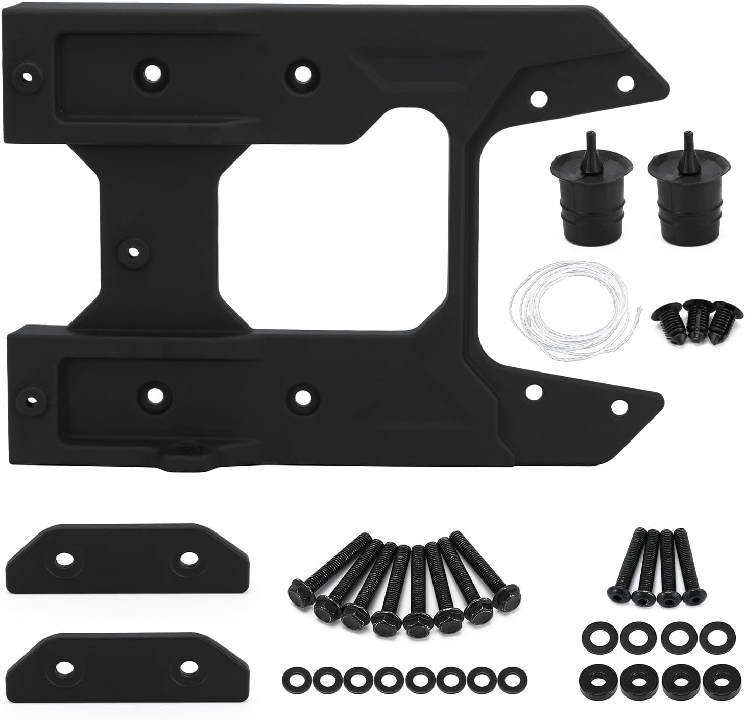 Oversized Spare Tire Tailgate Reinforcement Kit for 18-23 Jeep Wrangler JL 82215356AB 82215356AC Carrier - view 2