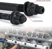 12-Point Cylinder Gasket Head Stud Bolts Nuts Kit 5.3L 5.7L 6.0L 4.8L for Chevy - view 5