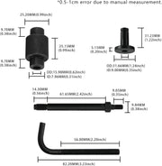 6706 Fuel Injector Rail Assembly Remover EN-49248 and GM245 Fuel 2.0L 3.6L 5.3L 6.2L - view 4