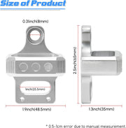 Solenoid Valve Mount Holder Bracket Billet 3 Port for MAC AEM Boost Controller CNC - view 3