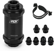 AN6 AN8 AN10 Inline Fuel Filter E85 Ethanol with 10 - view 2