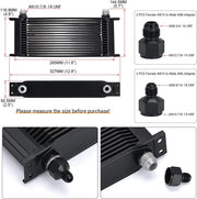 16 Row 10AN Transmission Oil Cooler Stacked Plate with 6AN 8AN - view 4