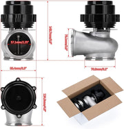 Aluminum Car 60MM Vband V60 Flange Turbo Wastegate for BMW Subaru Honda - view 6