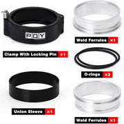 3-Inch Quick Release V Band Clamp with Flange Aluminum Quick - view 3