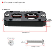 01232023 Firewall Pass Through for Holley Terminator X Max Eliminates Gromet in fire Wall - view 3
