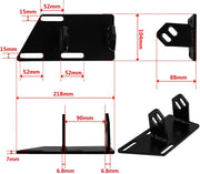 Iron Conversion Motor Mounts+Frame Mount Adapter Plate for 1983-2005 Chevy GMC Blazer Jimmy Sonoma - view 4