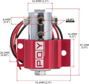Front Brake Line Lock Kit Heavy Duty Roll Control Hill Holder Kit Red - view 6