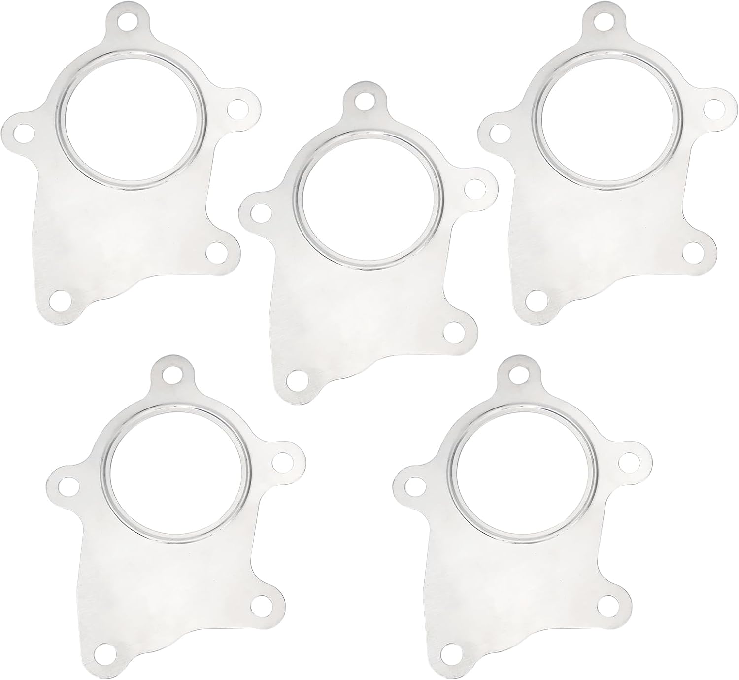 5-Piece Stainless Steel Turbo Discharge Gasket for A/R.63 T3/T4 Turbo - view 2