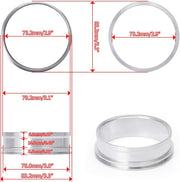 3-Inch Quick Release V Band Clamp with Flange Aluminum Quick - view 6