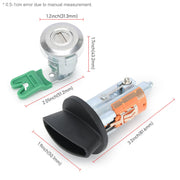 Ignition Switch Door Lock Cylinder for Keys for Ford E150 E250 E350 Econoline Van - view 3