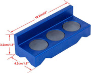 Aluminum 4-Inch Vise Jaw Protective Inserts for Wide Array of Vices with Magnetic Back - view 6