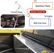 11025 Auxiliary Fuel Tank Install Kit Diesel Installation Kit for Truck Gravity Feed Auxiliary - view 6