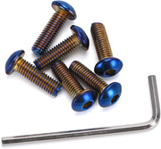 6-Piece Steering Wheel Screw Bolts Taper M5 0.8 Length 19mm - view 2