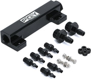 6 Port Vacuum Block Intake Manifold Kit Intake Fuel Wastegate for Racing Vacuum Manifold - view 2