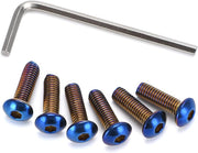 6-Piece Steering Wheel Screw Bolts Taper M5 0.8 Length 19mm - view 6