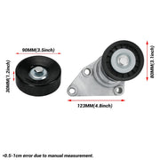 90K-38158C Serpentine Belt Drive Tensioner Pulley Component Kit for GM 2003-2006 for Chevrolet 2002-2007 - view 3