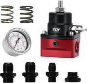Adjustable EFI Fuel Pressure Regulator Kit 3-70PSI with AN8 Feed - view 2