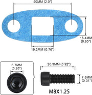 AN10 Male Turbo Oil Feed Inlet Flange Adapter Kit withGasket for For T3 T4 - view 5