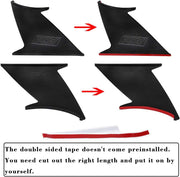 2-Piece Spoiler Wing Stabilizer for Subaru WRX STi Sedan 2015-2019 Spoiler Wing Stiffi Support - view 4