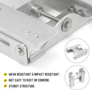 4-Inch Adjustable Jack Plate Manual Transom Set Back Jack Plate for Outboard Boat Motor - view 4
