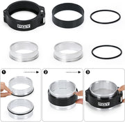 3-Inch Quick Release Pinless V Band Clamp with Flange Aluminum - view 6