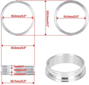 3.5-Inch Quick Release V Band Clamp with Flange Aluminum Quick - view 5