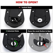Hypertune Universal Racing Car Flush Hood Latch and Pin Kit - view 5