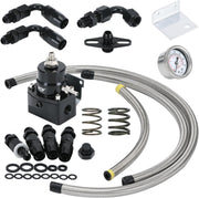 Adjustable Fuel Pressure Regulator Kit 3-70PSI With 6AN Return - view 2