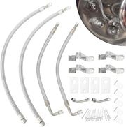 Dually Valve Stem Extenders Kit Double Tires Air Inflation Kit for Cars Motorhome RVs - view 2