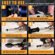 6706 Fuel Injector Rail Assembly Remover EN-49248 and GM245 Fuel 2.0L 3.6L 5.3L 6.2L - view 6