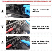 Radiator Hose Clips Coolant Hose Retaining Clip for BMW E39 E38 E60 E90 745Li - view 6