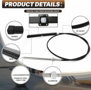 12FT 14FT 15FT 18FT 19FT Mechanical Rack and Pinion Steering for Seastar SH5210P SH5230P - view 4