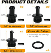 10 micron Inline Fuel Filter with Barb 1/2-Inch 3/8-Inch 5/16-Inch 50MM for Gasoline Diesel - view 6