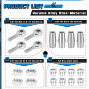 1/2 Heim Joints Rod End Kit Chromoly Panhard kit Right for Steering Kit Suspension - view 4