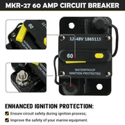 1865120 MKR-28 Trolling Motor Plug Receptacle Combo and 1865115 MKR-27 for Minn Kota 12/24/36V/48V - view 6
